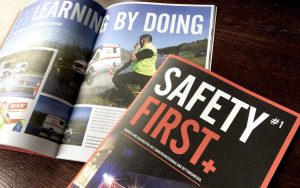 Safety First, das Kundenmagazin der Wietmarscher Ambulanz und Sonderfahrzeugs, WAS